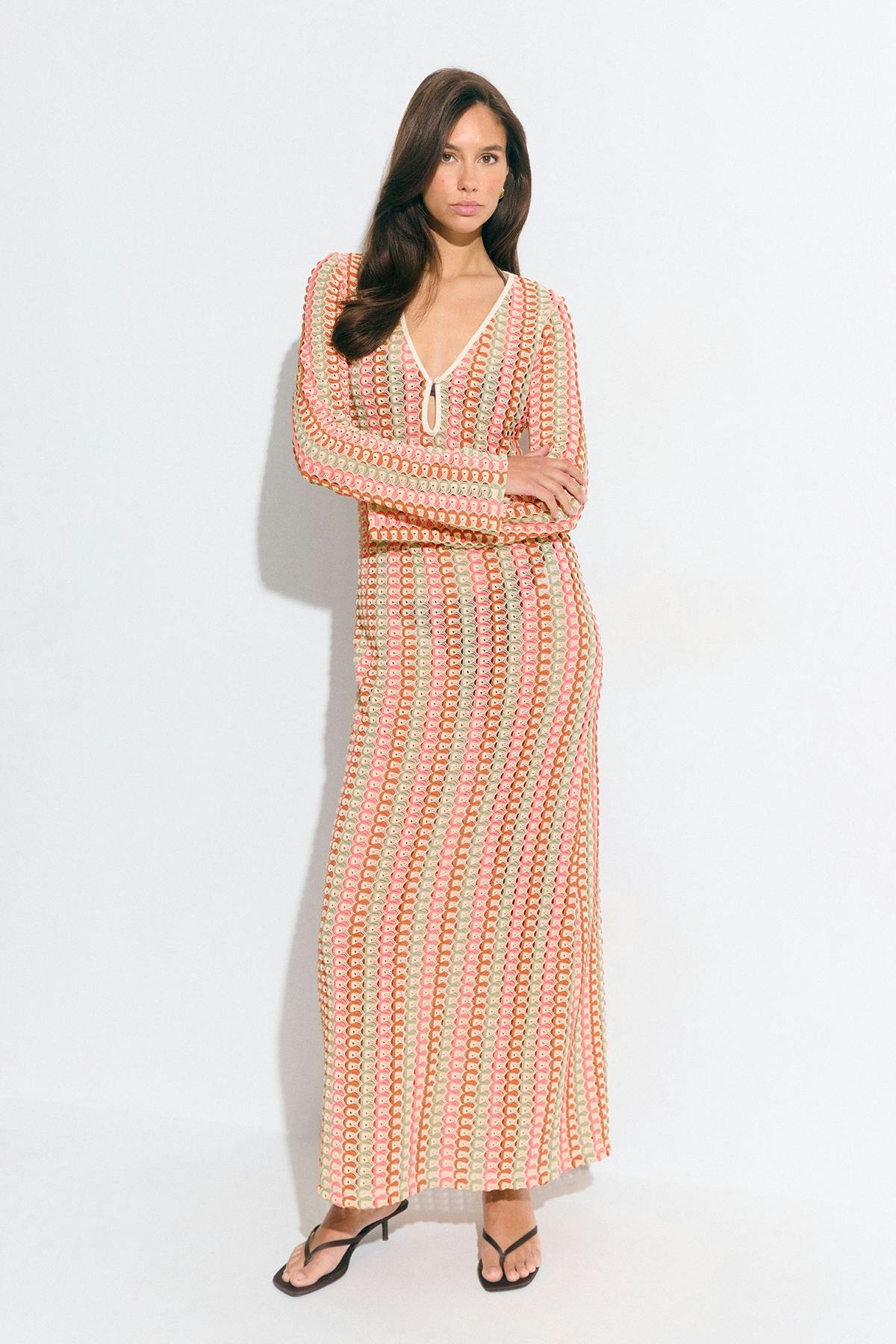 Multi colour maxi dress