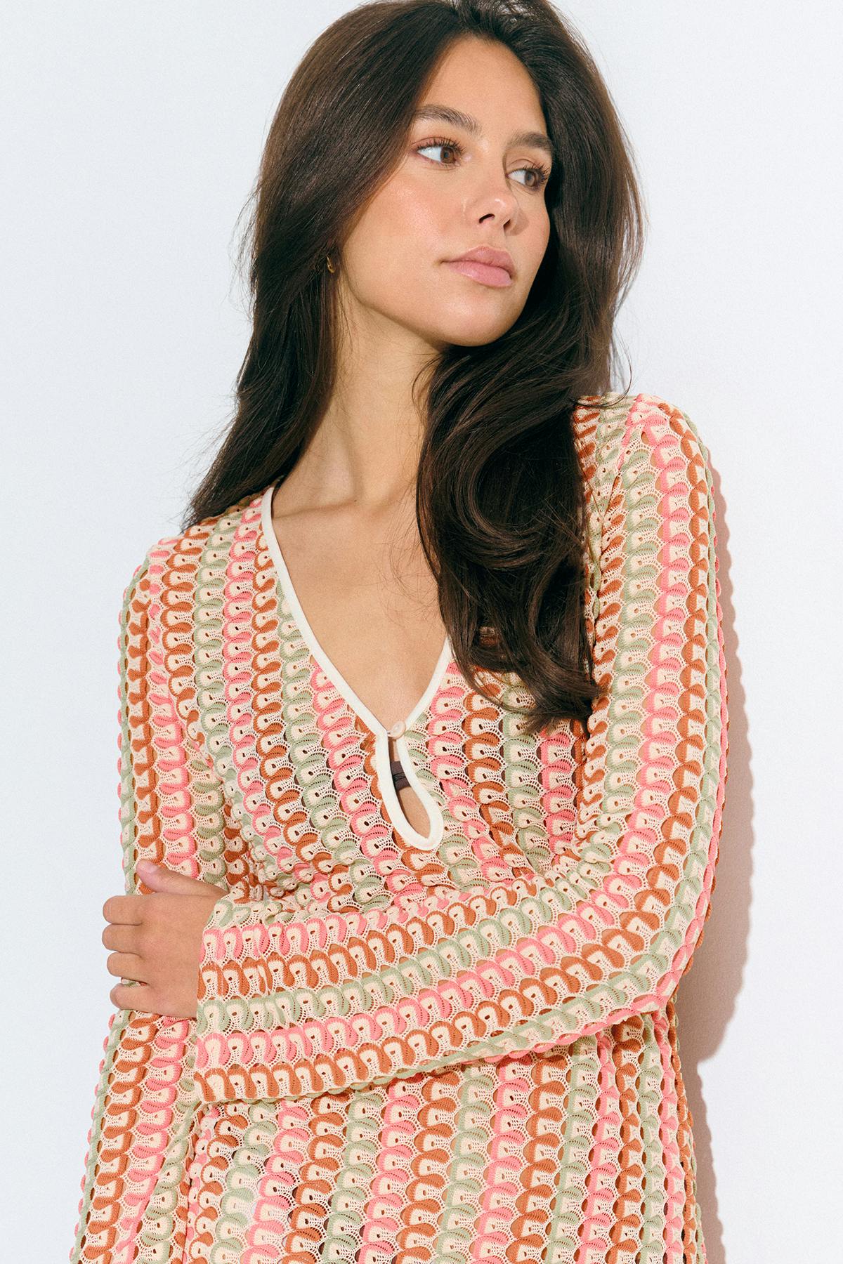 Multi colour maxi dress
