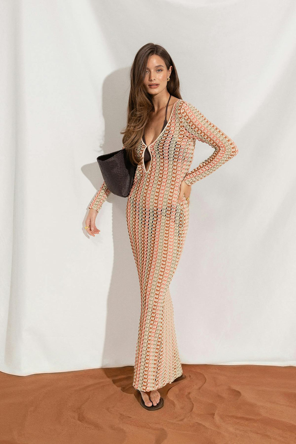 Multi colour maxi dress