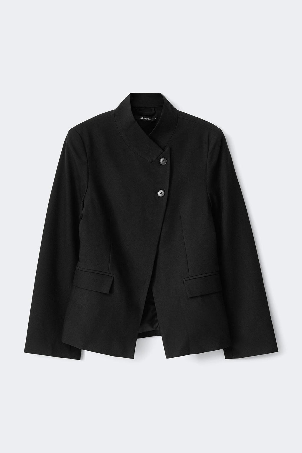Shaped high button blazer