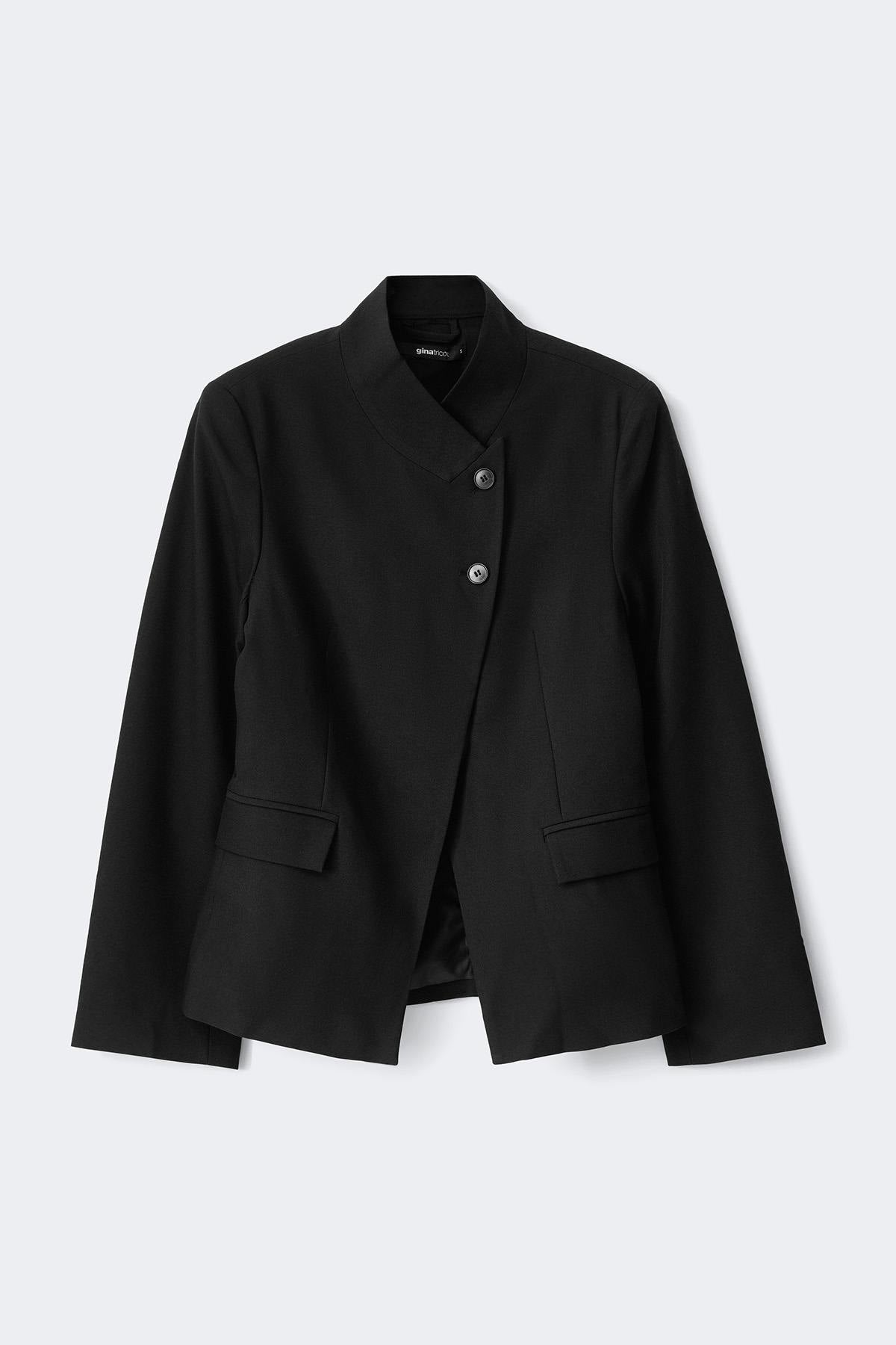 Shaped high button blazer