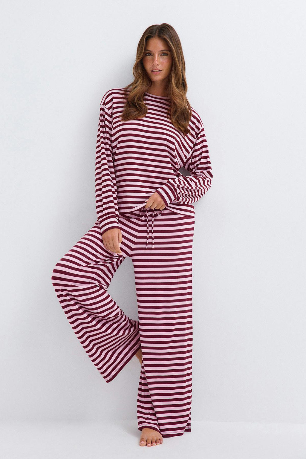 Soft drawstring trousers