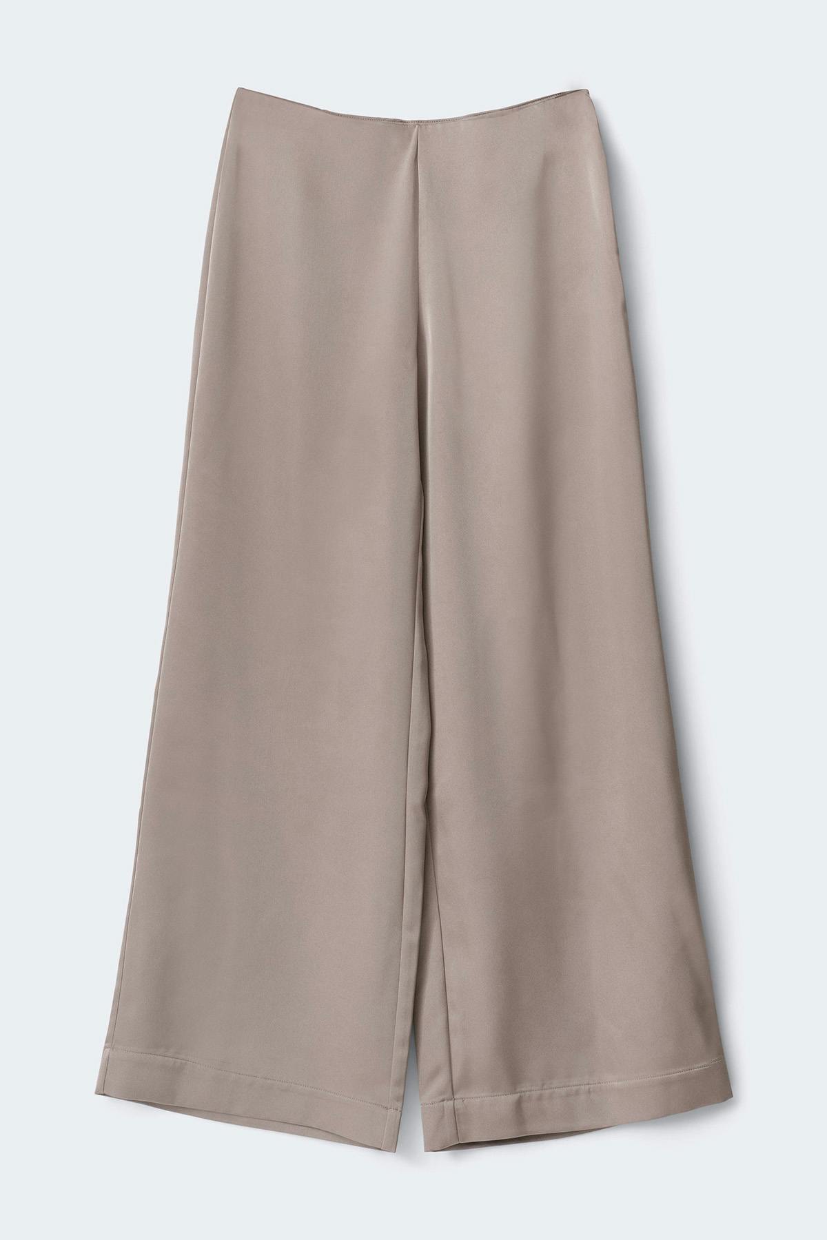 Glow tall satin trousers