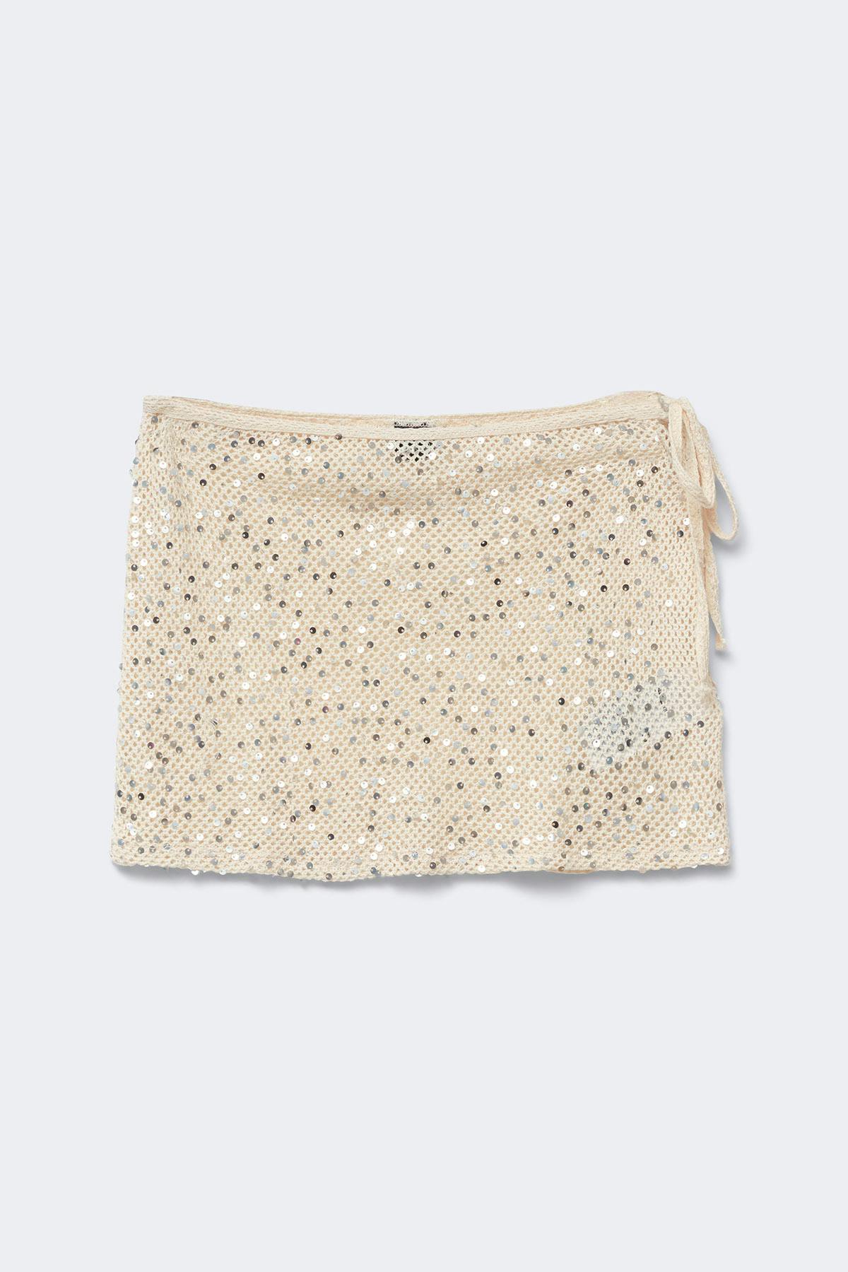 Sequins beach skirt