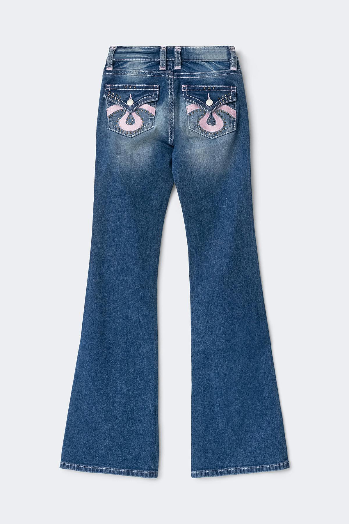 Y pink flap jeans