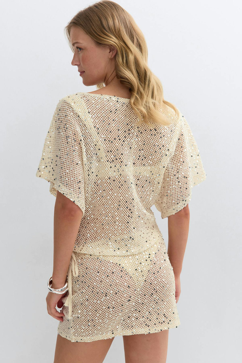 Sequins beach top
