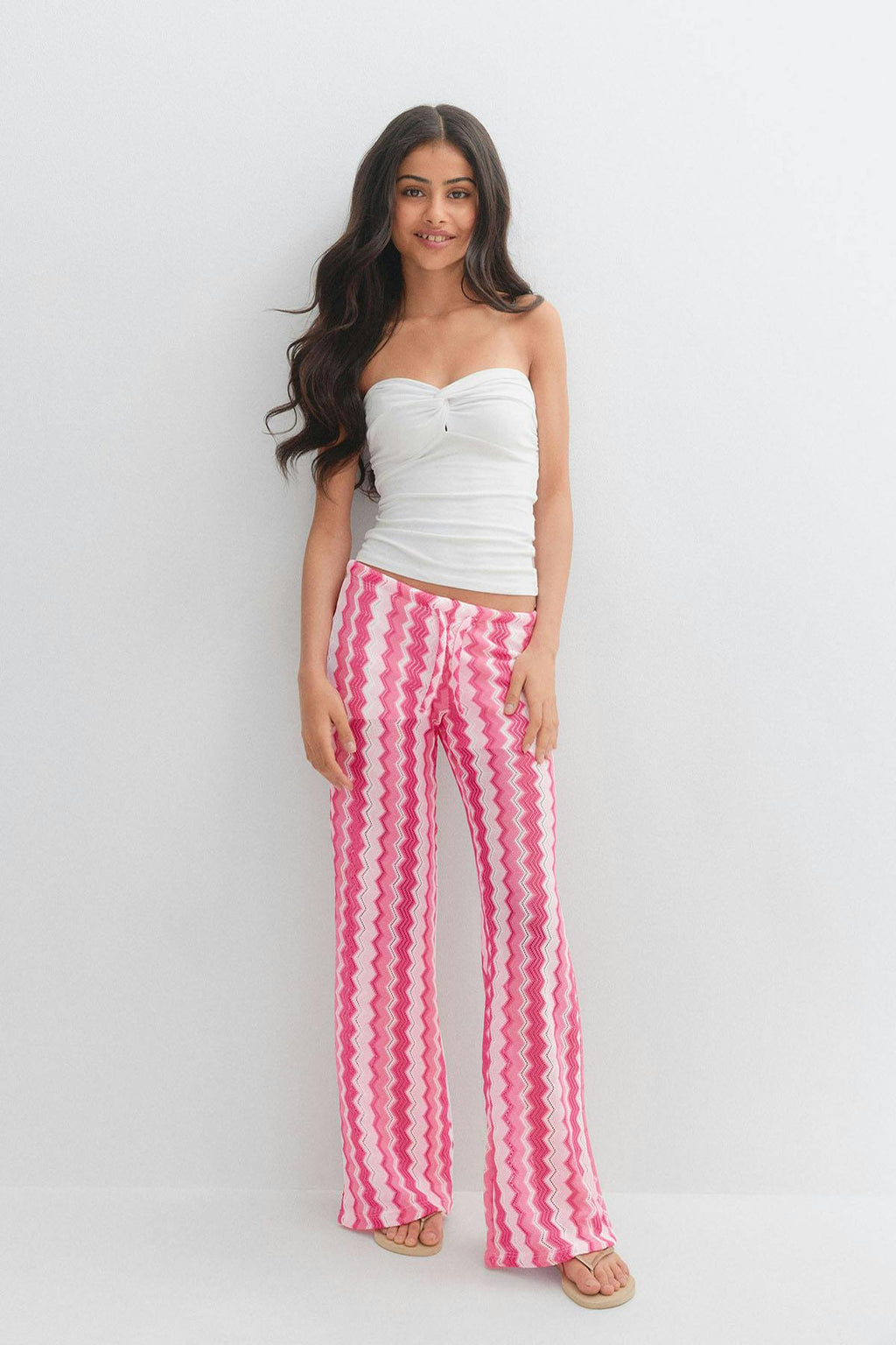 Y stripe trousers