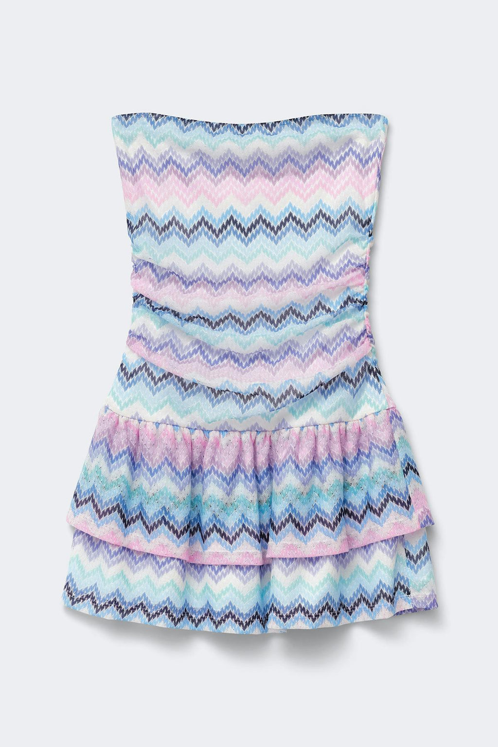 Y stripe bandeau dress