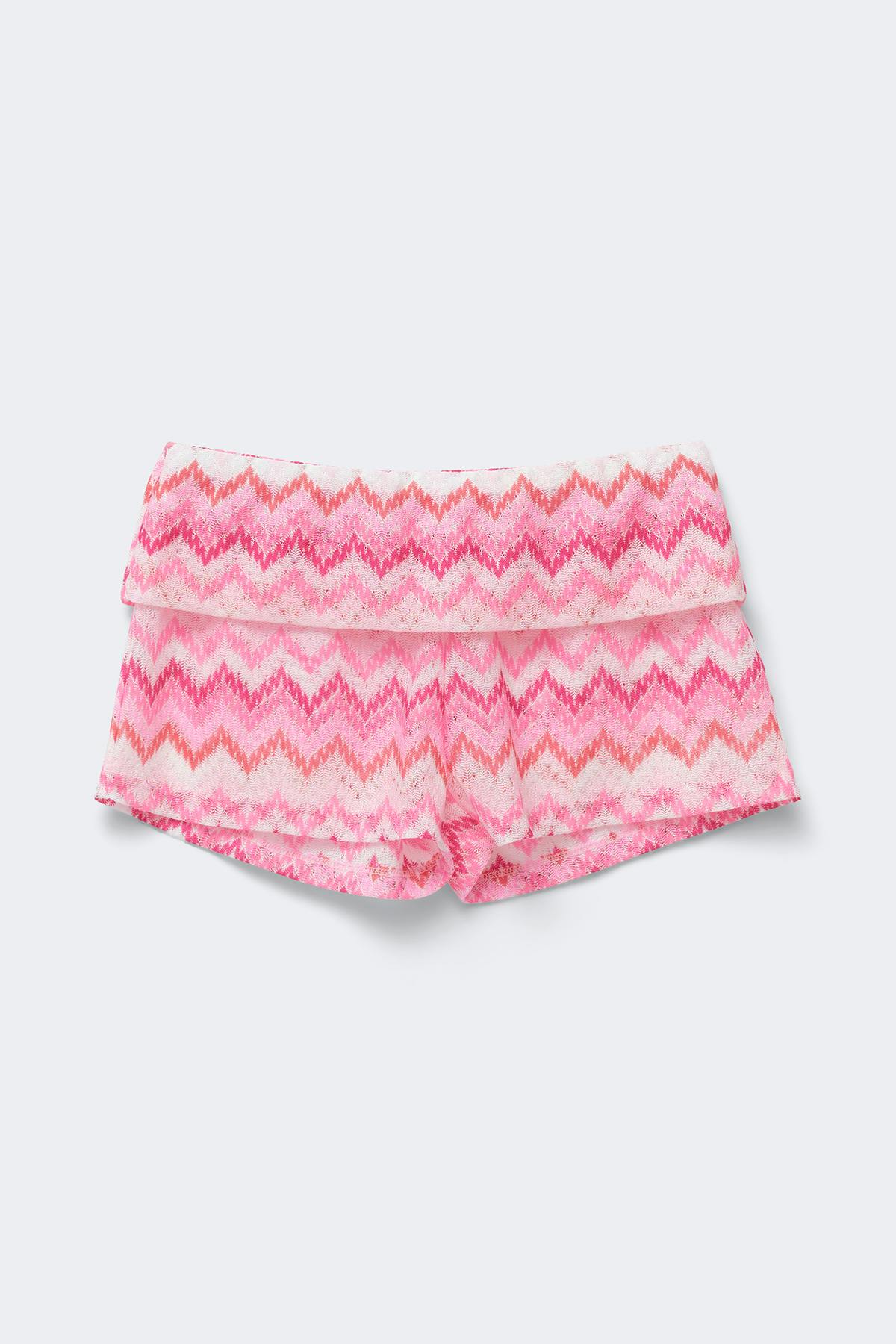 14+ folded stripe shorts