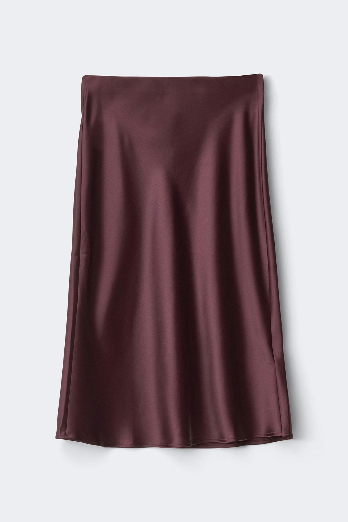 Satin skirt