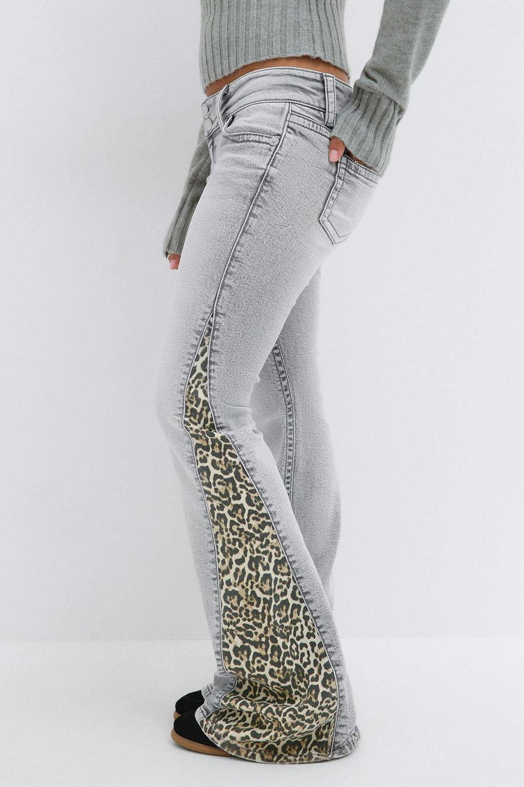 14+ wedge iconic flare jeans
