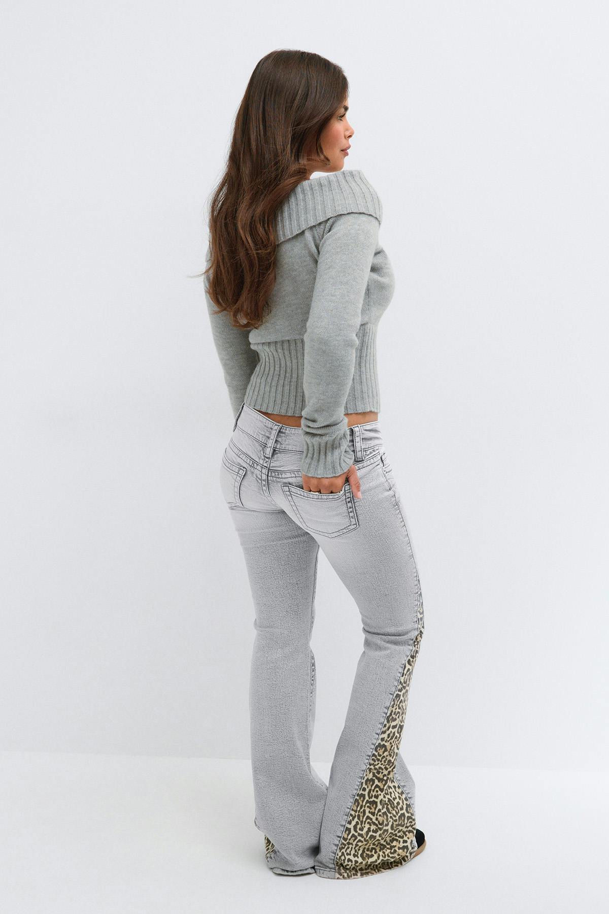 14+ wedge iconic flare jeans