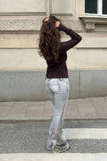 14+ wedge iconic flare jeans