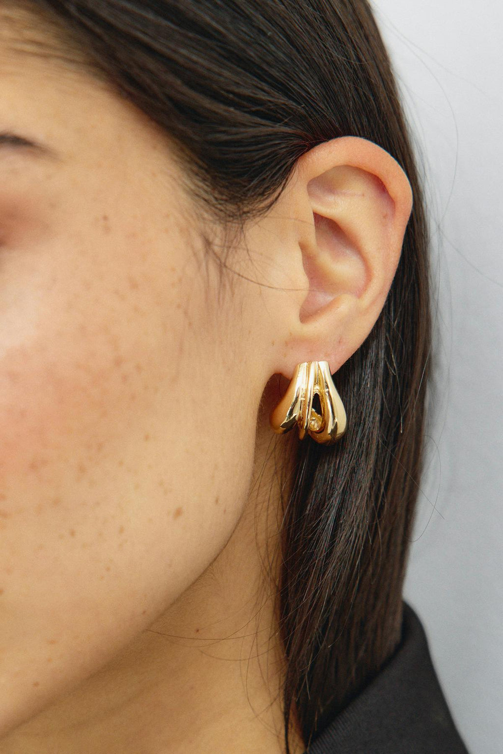 Chunky swirl hoops