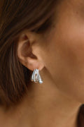 Chunky swirl hoops