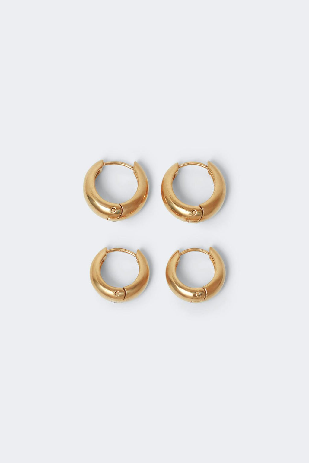 2-pack stainless steel earrings