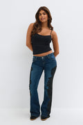 14+ lace love flare jeans