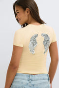 Y printed tee