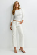 Crush cropped jeans