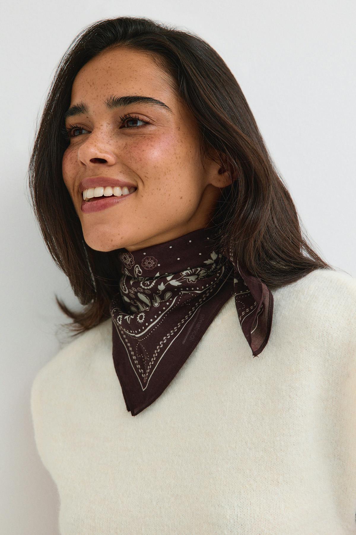 Cotton bandana scarf