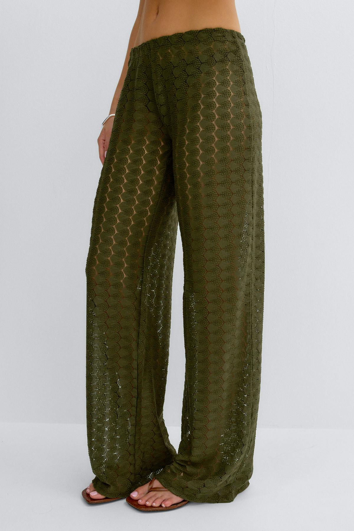 Crochet trousers