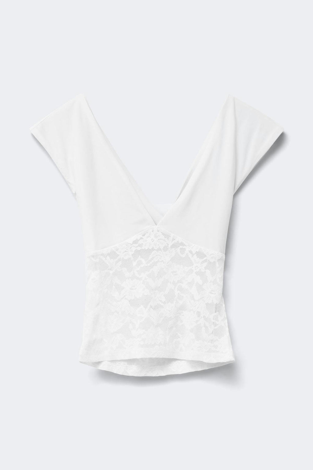 14+ lace detail top
