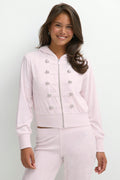Y napoleon velour hoodie