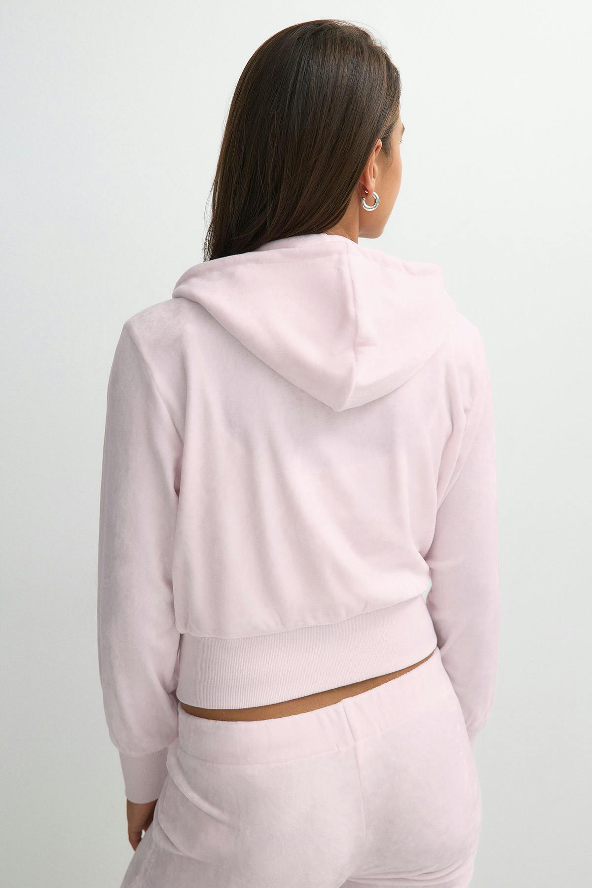 Y napoleon velour hoodie