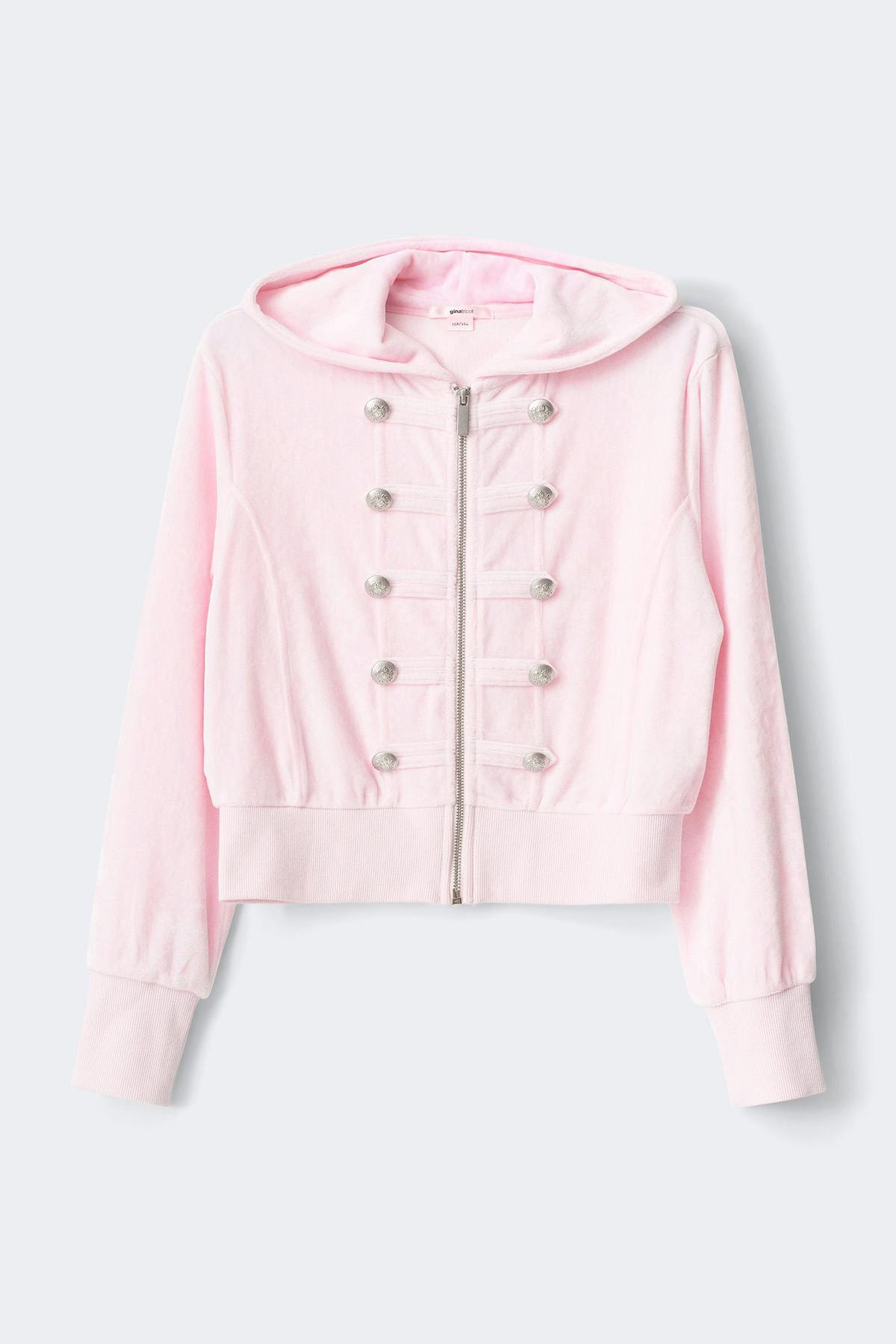 Y napoleon velour hoodie