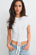 Re tok ruffled tee