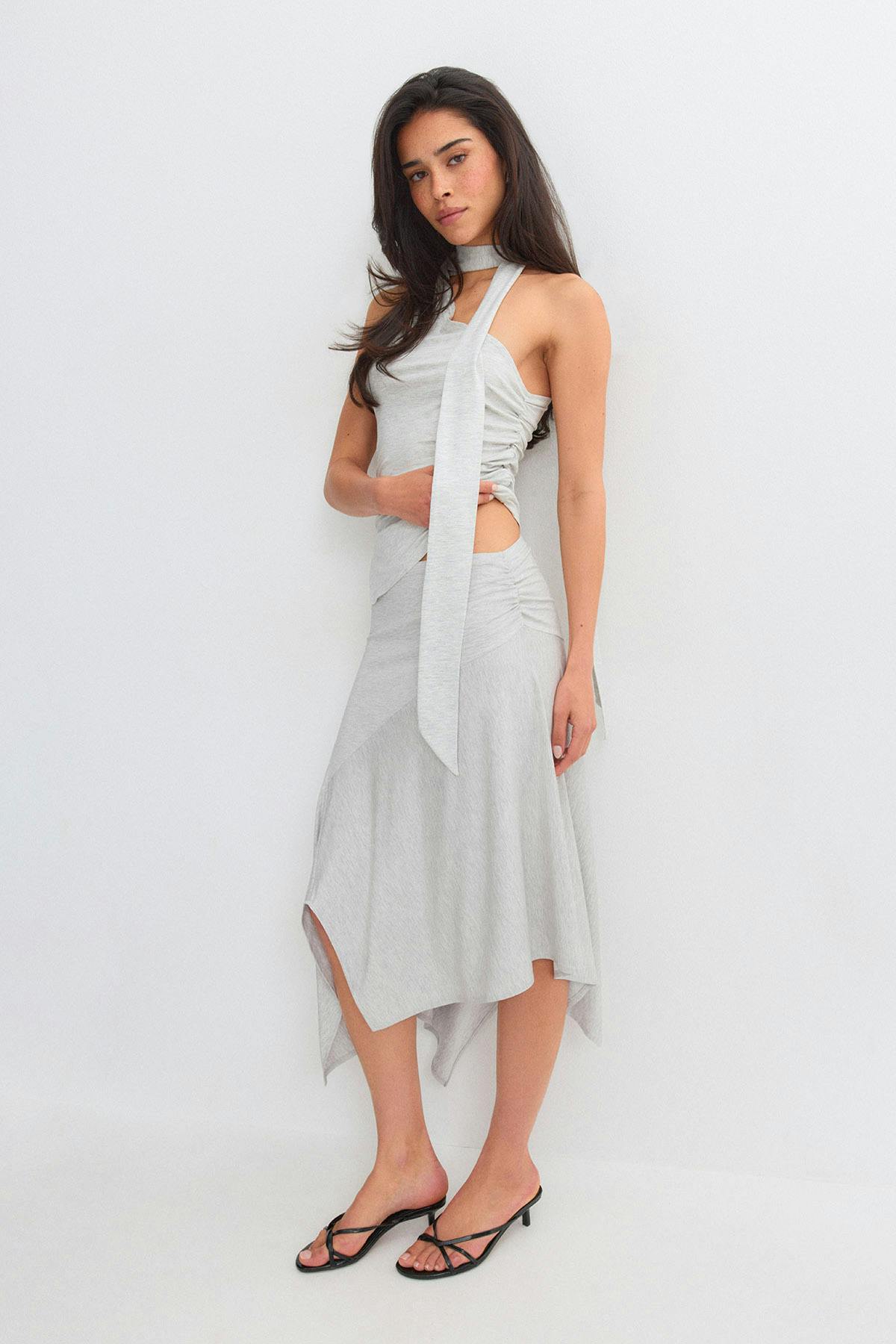 Re tok drapy skirt