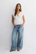 Broderie anglaise blouse