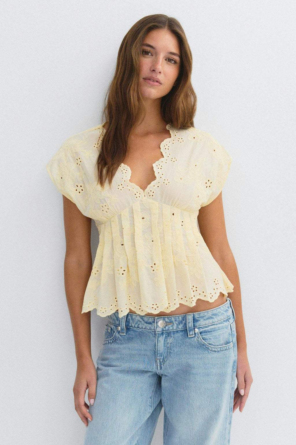 Broderie anglaise blouse