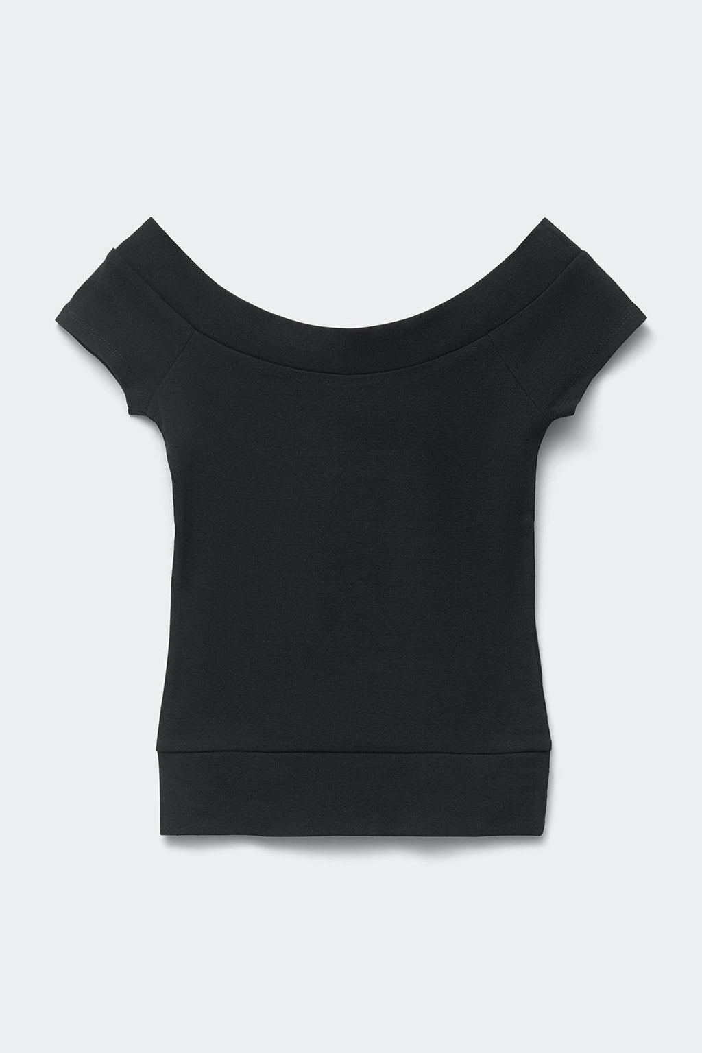 Wide neck top