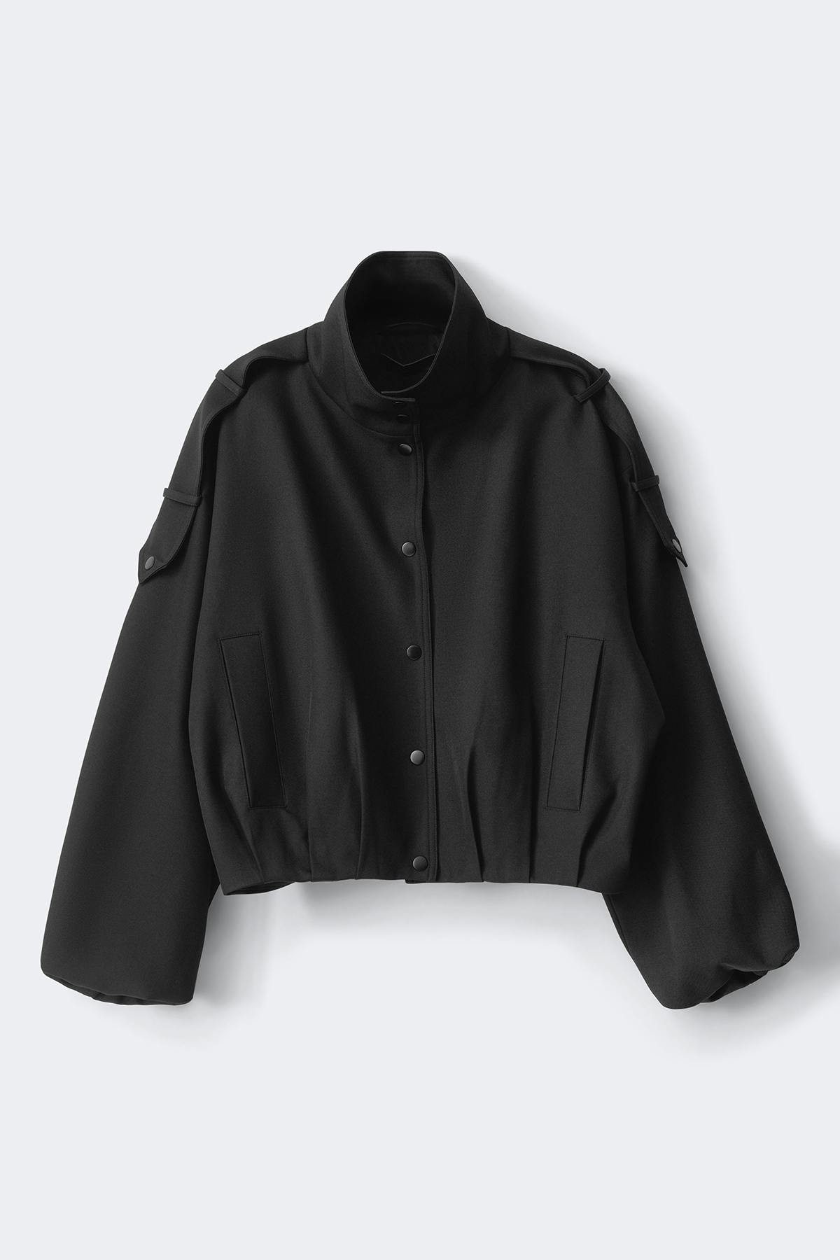 High neck short jacket
