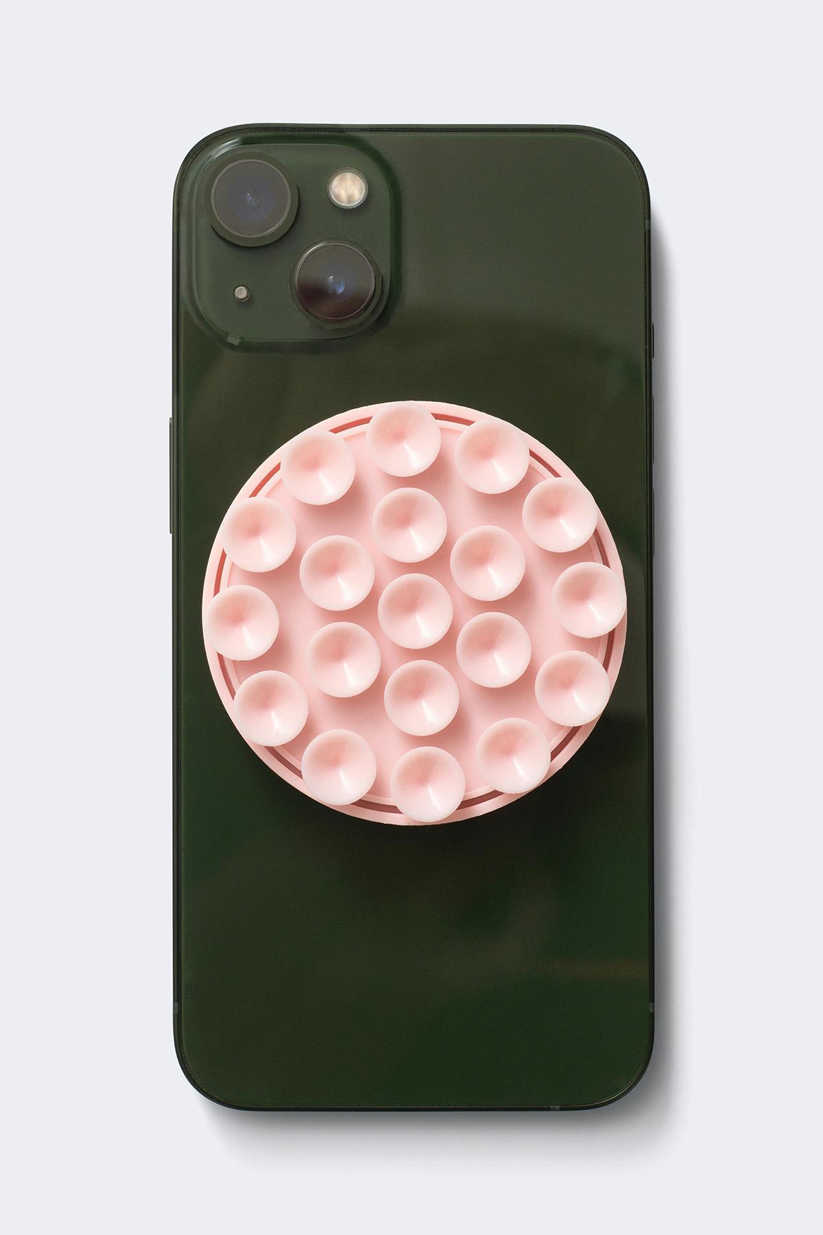 Suction phone holder