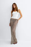 Sheer maxi skirt