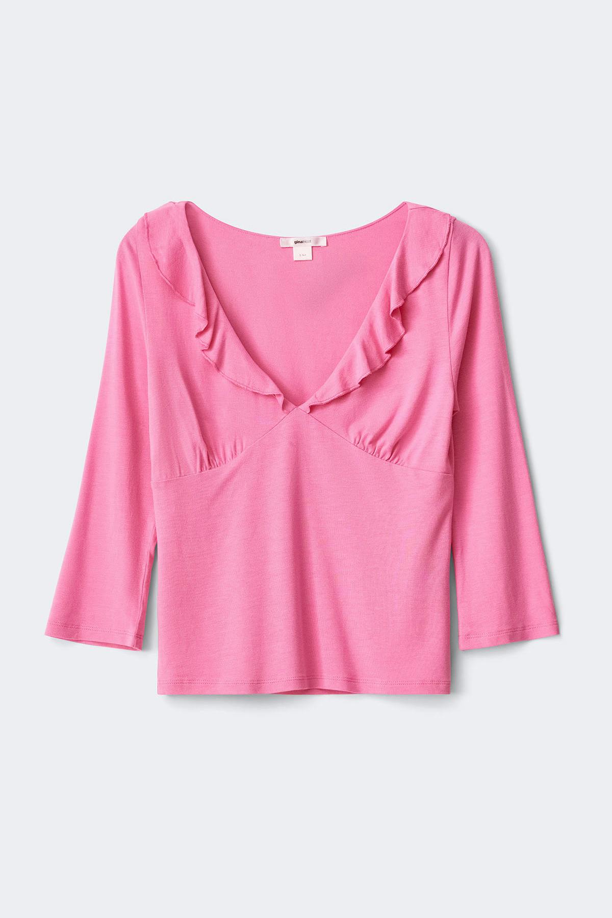14+ quarter sleeve frill top