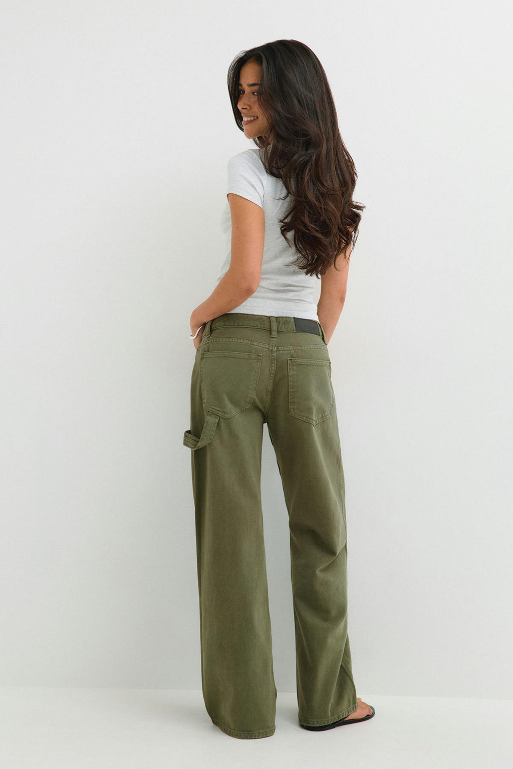 Cargo straight jeans