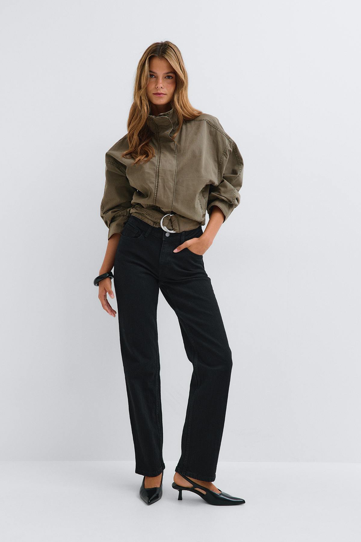 90´s slim straight jeans