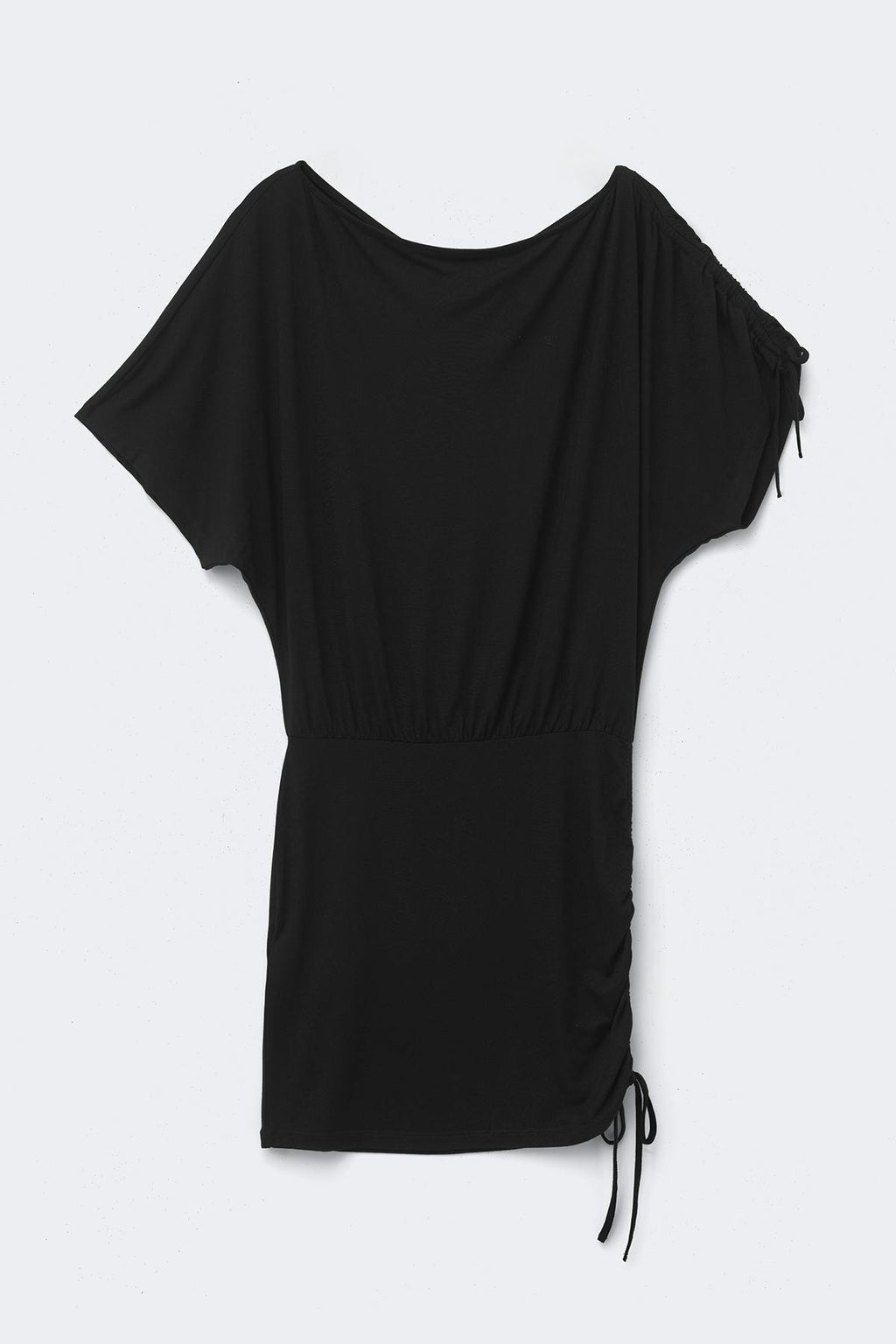 Off shoulder ruched dress