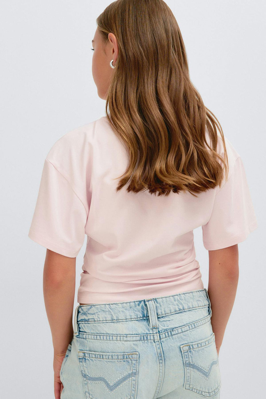 Y fitted tee