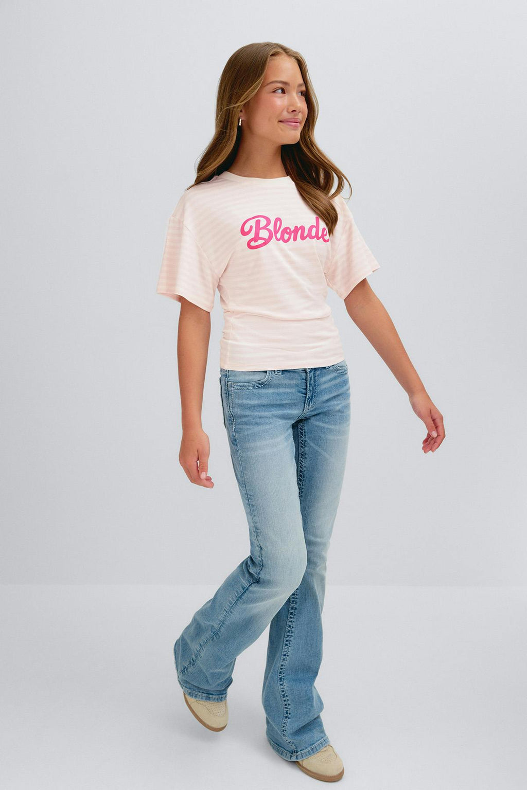 Y fitted tee