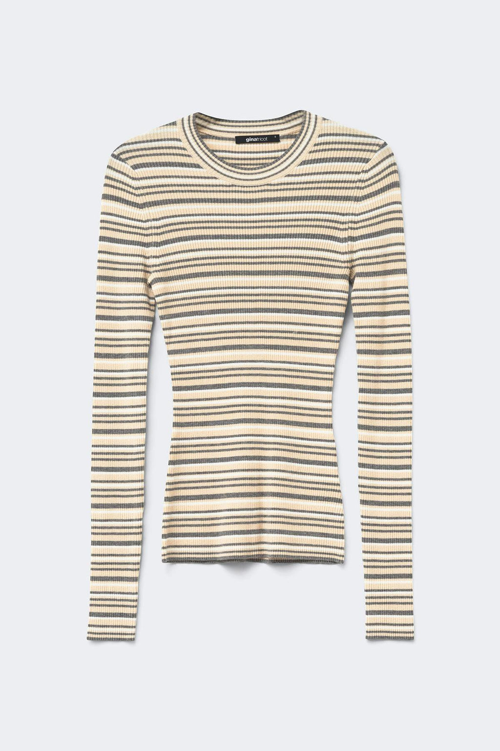 Stripe knitted top