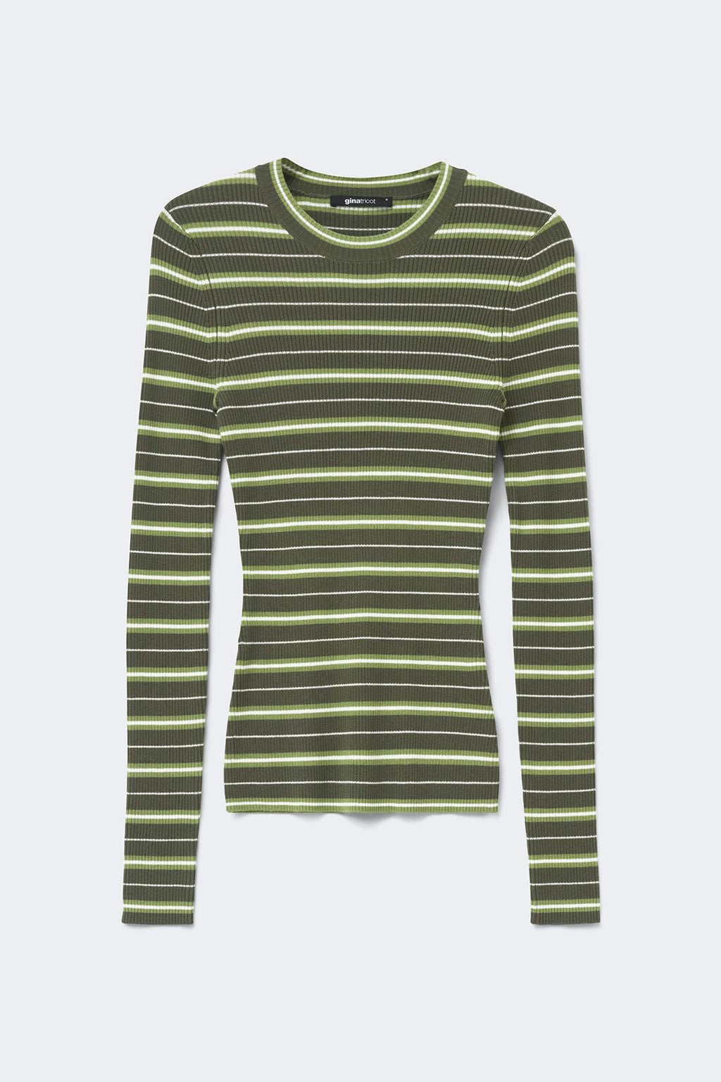 Stripe knitted top