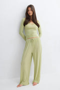 Wide loungewear trousers