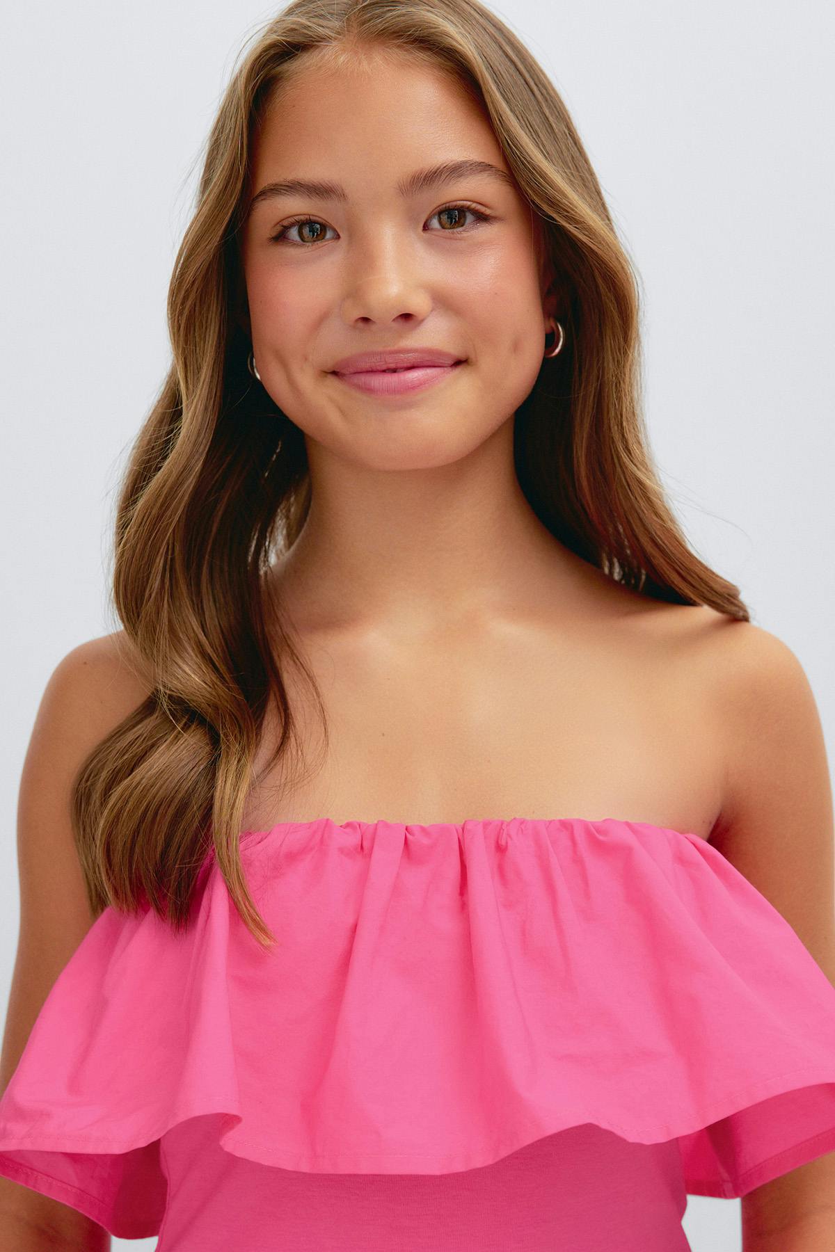 Y tube frill top