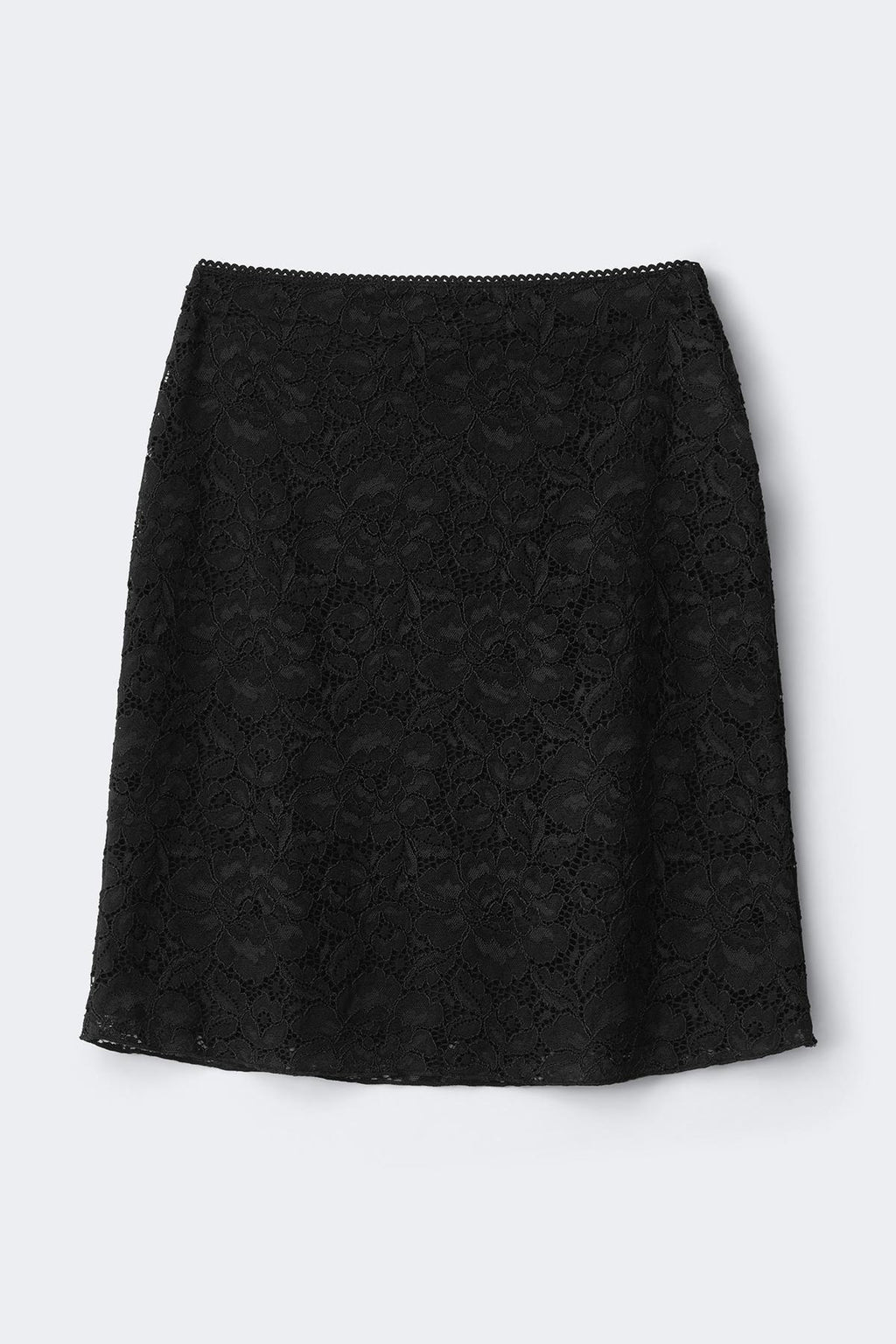 90s lace midi skirt
