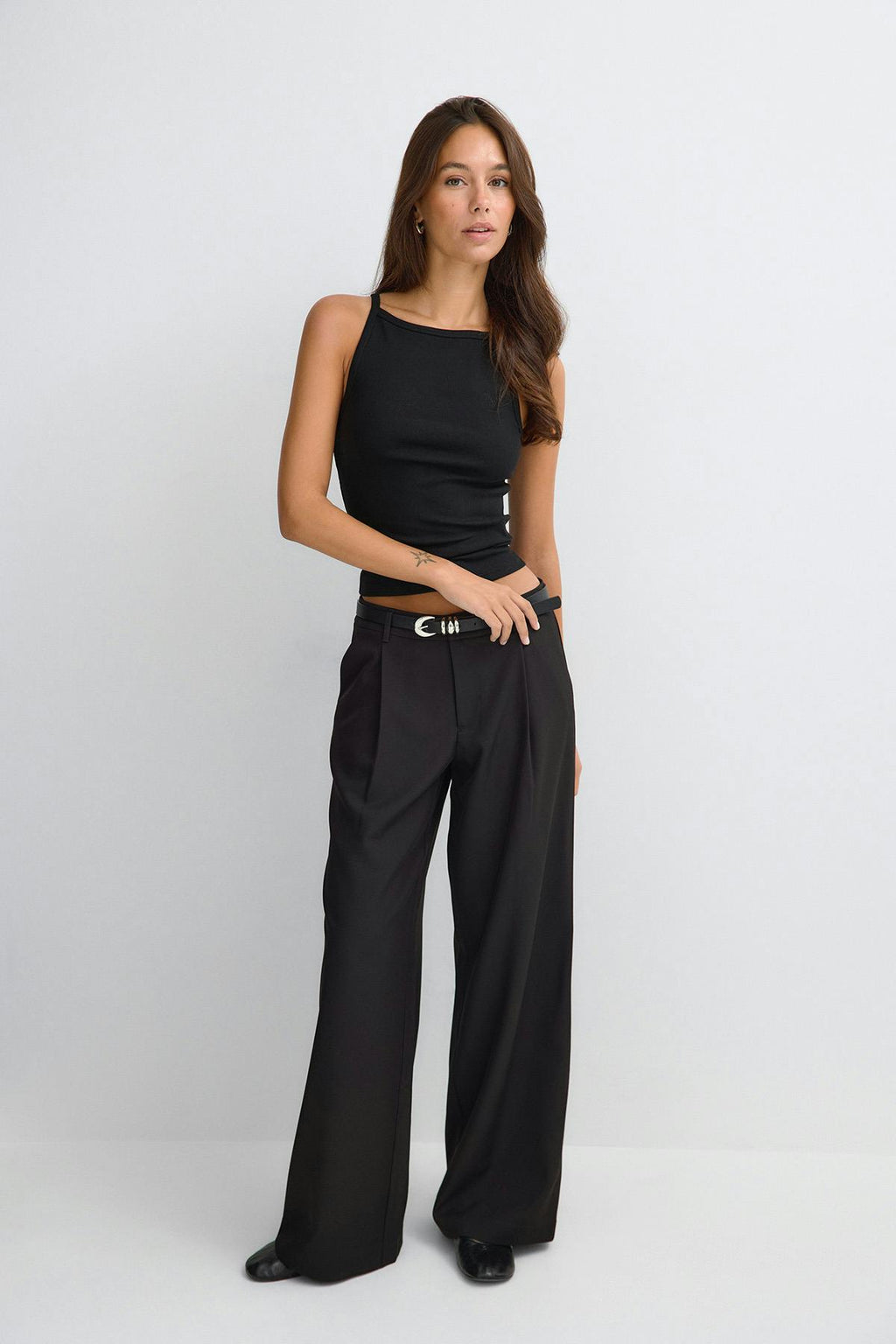 Boatneck rib singlet