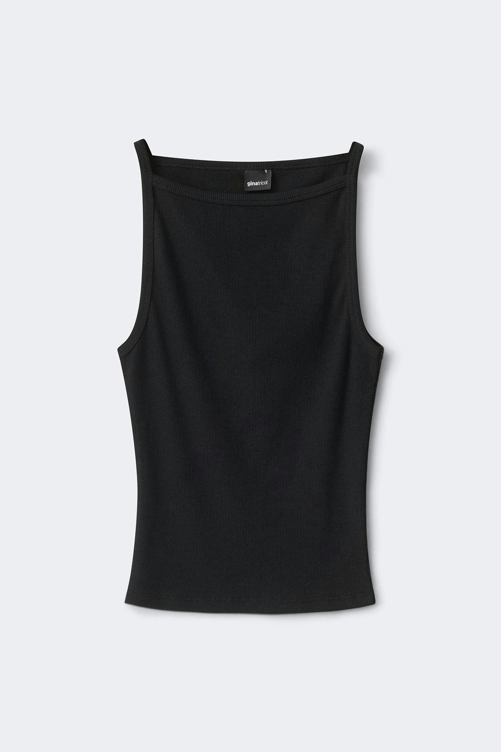 Boatneck rib singlet